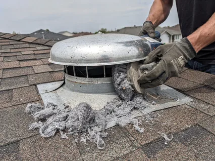 Cleaning Dryer Vent On Roof in La Cañada Flintridge