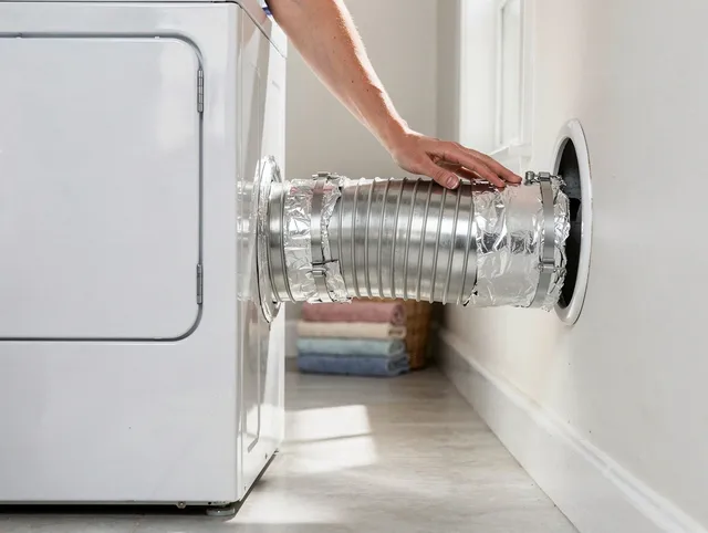 Professional dryer vent hose installation by La Cañada Flintridge Dryer Vent Cleaning in La Cañada Flintridge