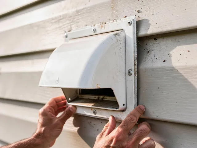 La Cañada Flintridge Dryer Vent Cleaning technician delivering thorough residential dryer vent cleaning service in La Cañada Flintridge